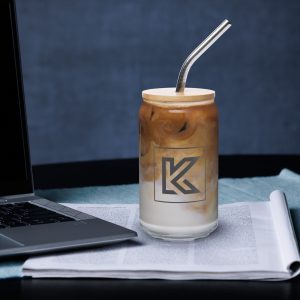 K Can-shaped glass